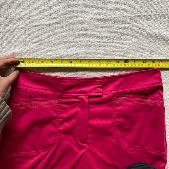 TAIL Pink High Rise  Bermuda Golf Shorts 10” Size 8 - Picture 7 of 10